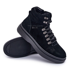 Bottes isolées en daim pour hommes Big Star OO174187 Noir le noir 8