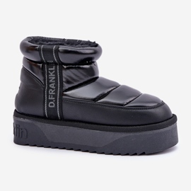 Bottes de neige basses à semelle épaisse D.Franklin DFSH371011 Noir le noir 5