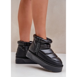 Bottes de neige basses à semelle épaisse D.Franklin DFSH371011 Noir le noir 4