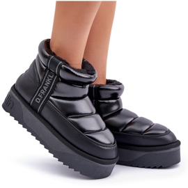 Bottes de neige basses à semelle épaisse D.Franklin DFSH371011 Noir le noir 11
