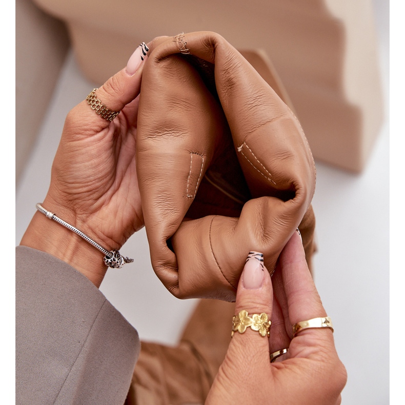 Bottes En Daim À Talons Bas Au Dessus Du Genou Zazoo 3444/O Camel brun 2