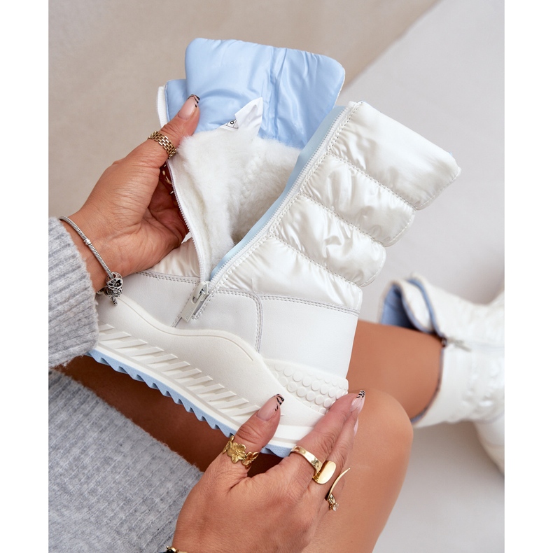 Bottes de neige Big Star avec fourrure pour femme OO274A396 Blanc 2