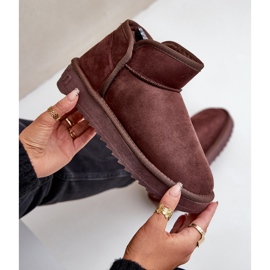 Bottes de neige à plateforme pour femmes D.Franklin DFSH370010 Chocolat brun 2