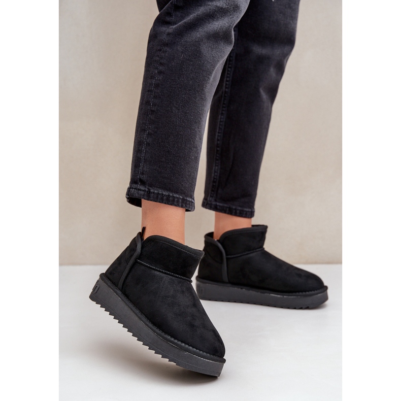 Bottes de neige à plateforme pour femmes D.Franklin DFSH370010 Noir 2