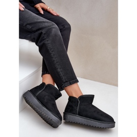 Bottes de neige à plateforme pour femmes D.Franklin DFSH370010 Noir le noir 7