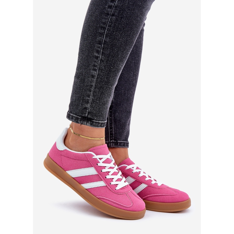 Baskets basses de sport femme, rose 1