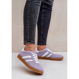 Baskets basses de sport pour femmes, violet 2