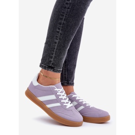 Baskets basses de sport pour femmes, violet 1