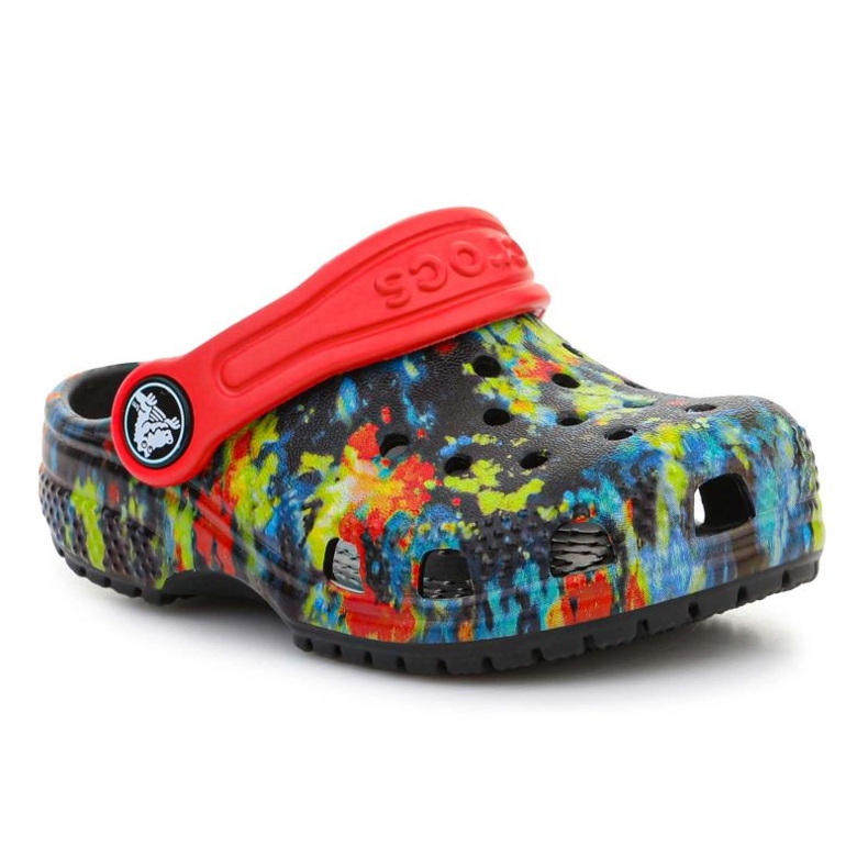 Tongs Crocs Classic Tie Dye Graphic Kids Clog T 206994-4SW multicolore 1