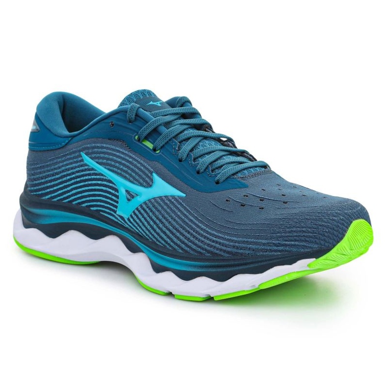 Chaussures Mizuno Wave Sky 5 J1GC210226 bleu 1