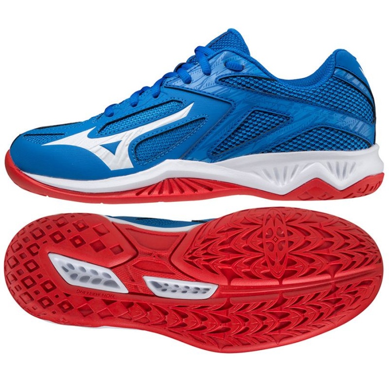 Chaussures de volley-ball Mizuno Lightning Star Z6 V1GD210324 bleu bleu 1
