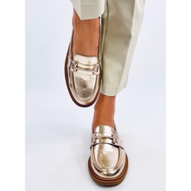 Mocassins femme Ferdis Gold doré 1