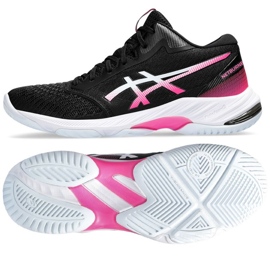 Chaussures Asics Netburner Ballistic Ff Mt 3 W 1052A070-003 le noir le noir 1