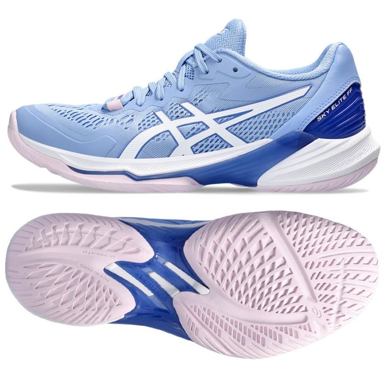 Chaussures de volley-ball Asics Sky Elite Ff 2 W 1052A053-403 bleu 1 Chaussures de volley-ball Asics Sky Elite Ff 2 W 1052A053-403 bleu 1