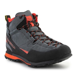 Chaussures La Sportiva Boulder X Mid Gtx Carbon Flame 17E900304 gris 1