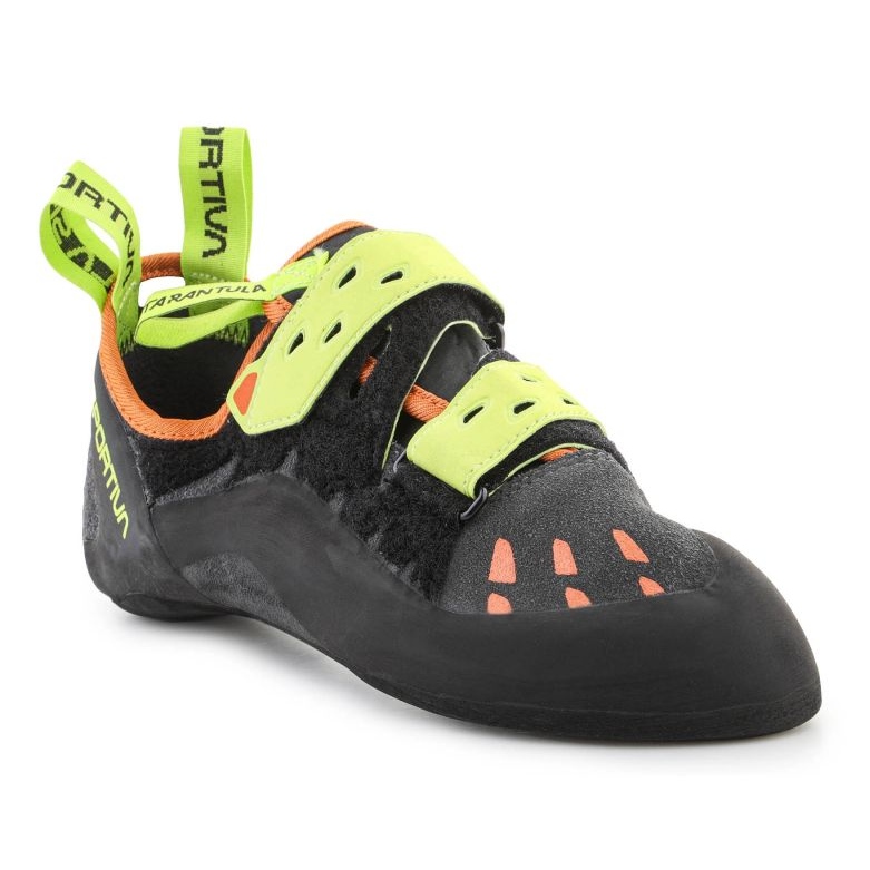 Chaussons d'escalade La Sportiva Tarantula Carbon Lime Punch 40R900729 gris 1