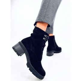 Bottes isolées avec fourrure pour femme, noir le noir 3