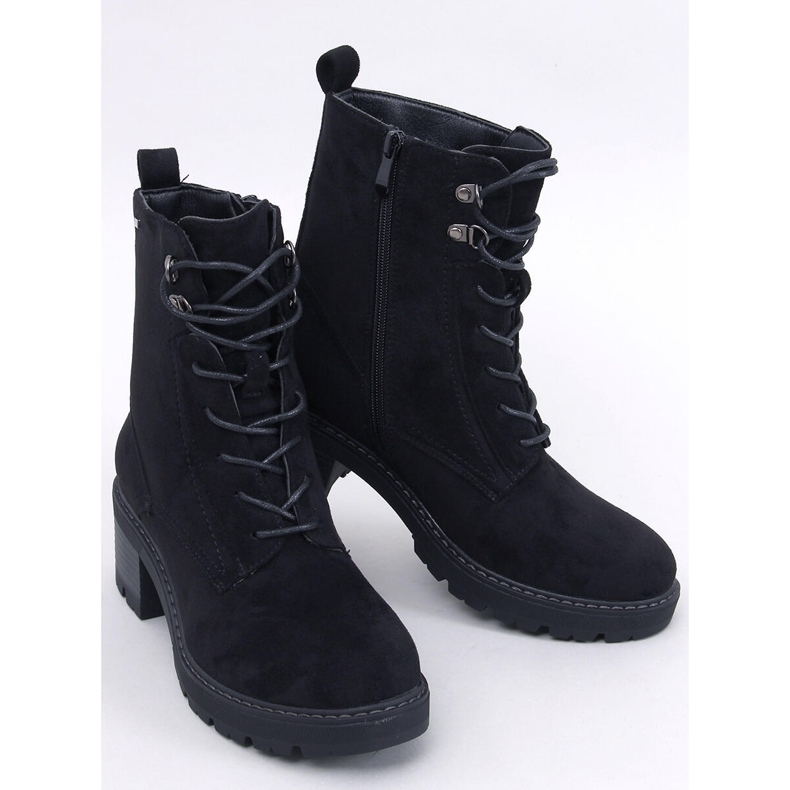 Bottes isolées avec fourrure pour femme, noir le noir 1