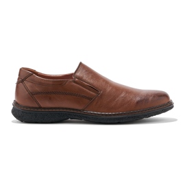 Chaussures marron pour hommes en éco-cuir brun 1 Chaussures marron pour hommes en éco-cuir brun 1