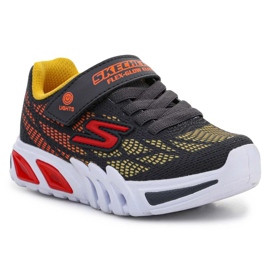 Chaussures Skechers S Lights Flex Glow Elite Vorlo 400137L-CCMT le noir 1