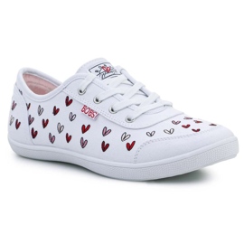 Skechers Bobs B chaussures Cute Love Brigade 113951-WRPK blanche 1