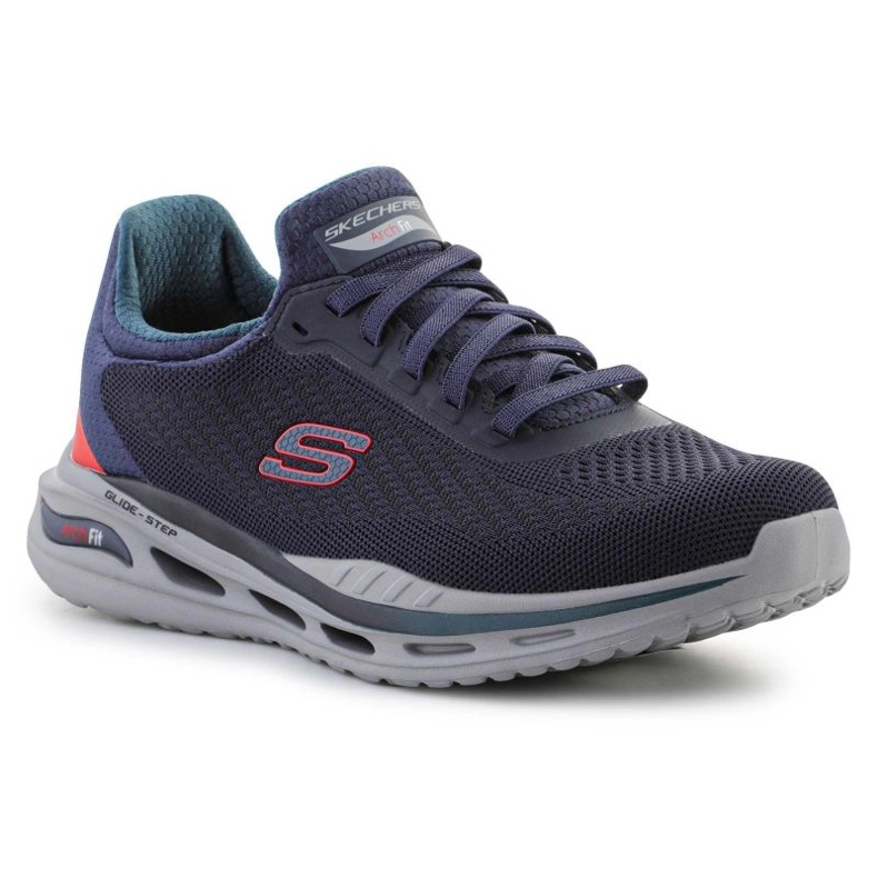 Skechers Arch Fit Orvan-Trayver chaussures 210434-DKNV bleu 1