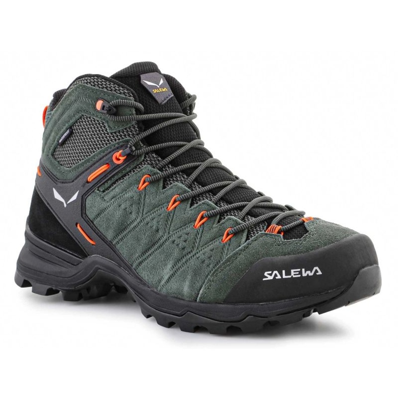 Chaussures Salewa Ms Alp Mate Mid Wp 61384-5400 vert 1