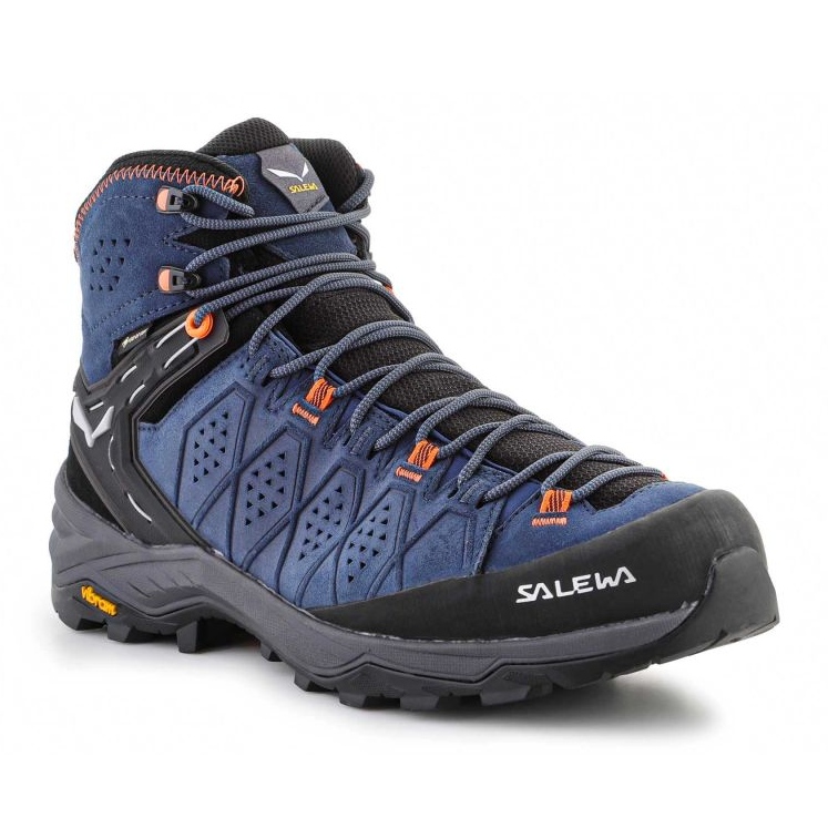 Chaussures Salewa Ms Alp Trainer 2 Mid Gtx 61382-8675 bleu 1