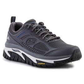 Chaussures Skechers Arch Fit Road Walker-Recon 237333-CHAR gris 1