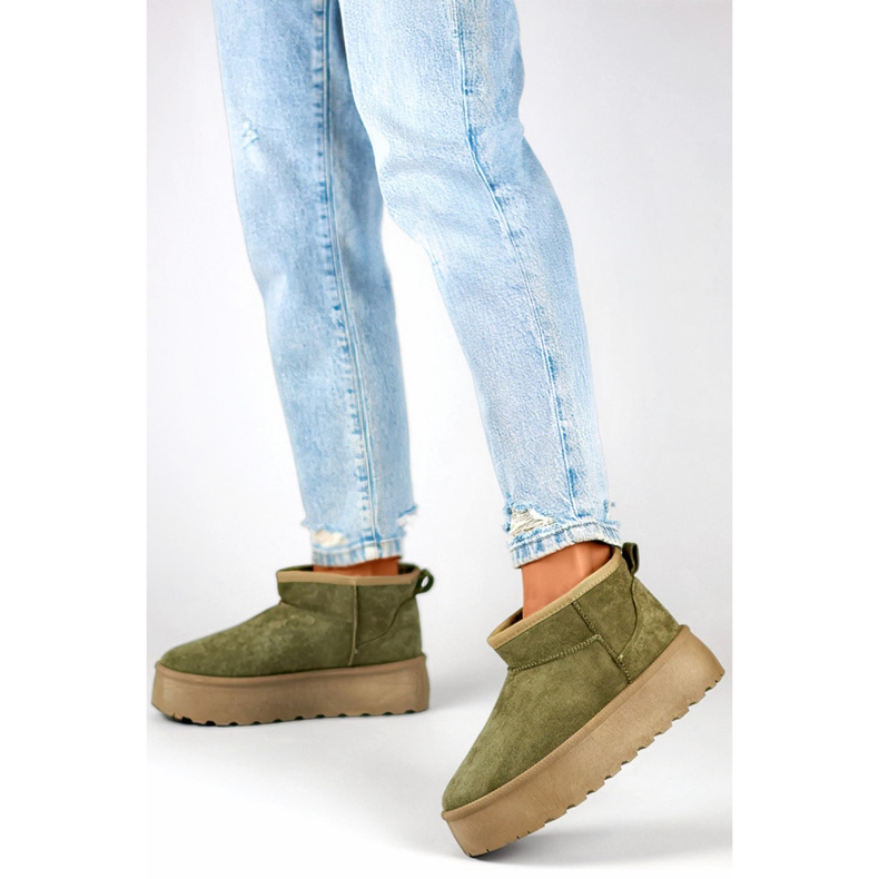 Bottes de Neige Fourrées 8917-5GR vert 1