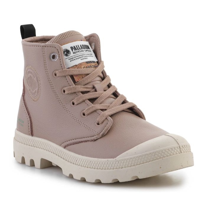 Palladium Pampa Hi Re-Vegn Chaussures en cuir 74378-284-M beige 1