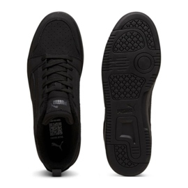 Puma Baskets Rebound v6 Low Nubuck 397475-03 noir le noir 2