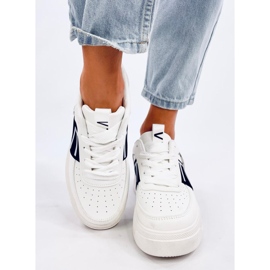 Baskets femme plateforme blanches et noires 1 Baskets femme plateforme blanches et noires 1