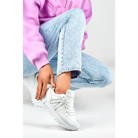 Chaussures de sport pour femmes, baskets blanches, LL66-33W 2 Chaussures de sport pour femmes, baskets blanches, LL66-33W 2