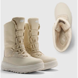 Bottes de neige Inua pour femmes avec isolation Primaloft 4F 4FRAW24FSBSF012 Beige 8