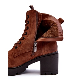 Laura La.Fi Bottes à lacets à talons hauts pour femmes de coloris marron brun 1 Laura La.Fi Bottes à lacets à talons hauts pour femmes de coloris marron brun 1