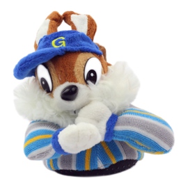 American Club Pantoufles chaudes pour animaux de compagnie écureuil américain bleu brun 2