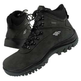 Chaussures de randonnée 4F OBMH205 22S le noir 1