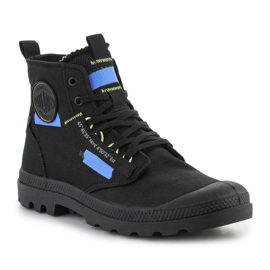 Chaussures Palladium Pampa Hi Re-Craft U 77220-005-M le noir 1