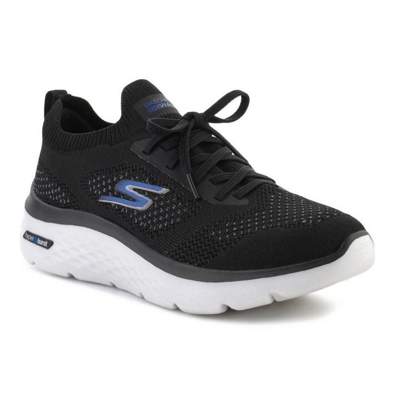 Chaussures Skechers Go Walk Hyper Burst-Maritime M 216083-BKGY noir 1