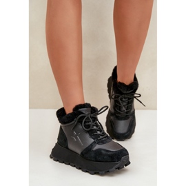 Chaussures de sport isolées Big Star OO274A329 gris et noir le noir 1