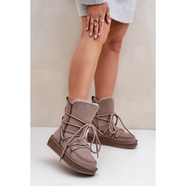 D.Franklin Bottes de neige avec fourrure pour femme DFSH375004, beige 1 D.Franklin Bottes de neige avec fourrure pour femme DFSH375004, beige 1