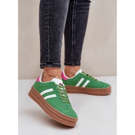 Chaussures de sport pour femmes EV-508 vertes 1