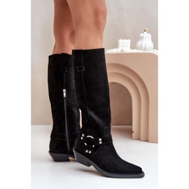 Zazoo 3656 bottes de cowboy non isolées, noir le noir 1 Zazoo 3656 bottes de cowboy non isolées, noir le noir 1
