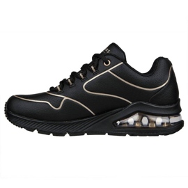 Skechers Uno 2 chaussures à bordure dorée 155637-BKGD le noir 1