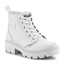 Chaussures Palladium Pallabase Cuir 96905-102-M blanche 1