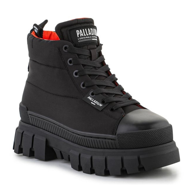 Chaussures Palladium Revolt Boot Overcush W 98863-001-M le noir 1 Chaussures Palladium Revolt Boot Overcush W 98863-001-M le noir 1