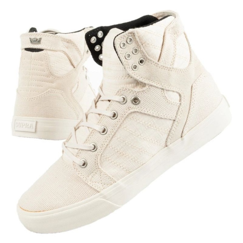 Chaussures de sport Supra Skytop 08333-125 beige 1 Chaussures de sport Supra Skytop 08333-125 beige 1