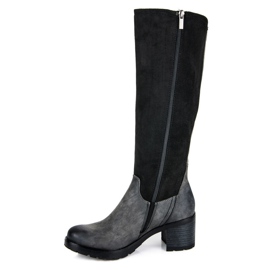 Vinceza Bottines classiques à talons hauts le noir 3