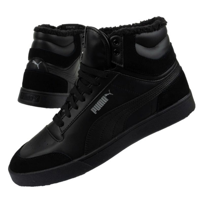 Puma Shuffle Mid chaussures d'hiver 387609 01 noir 1